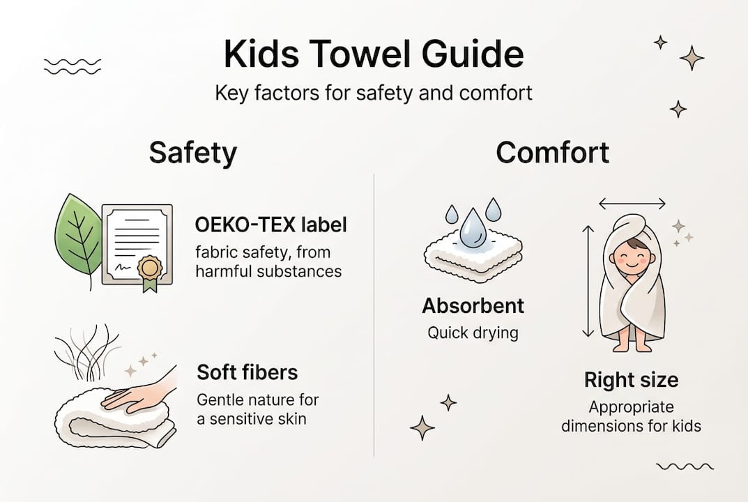 Infographic showing safety and comfort features