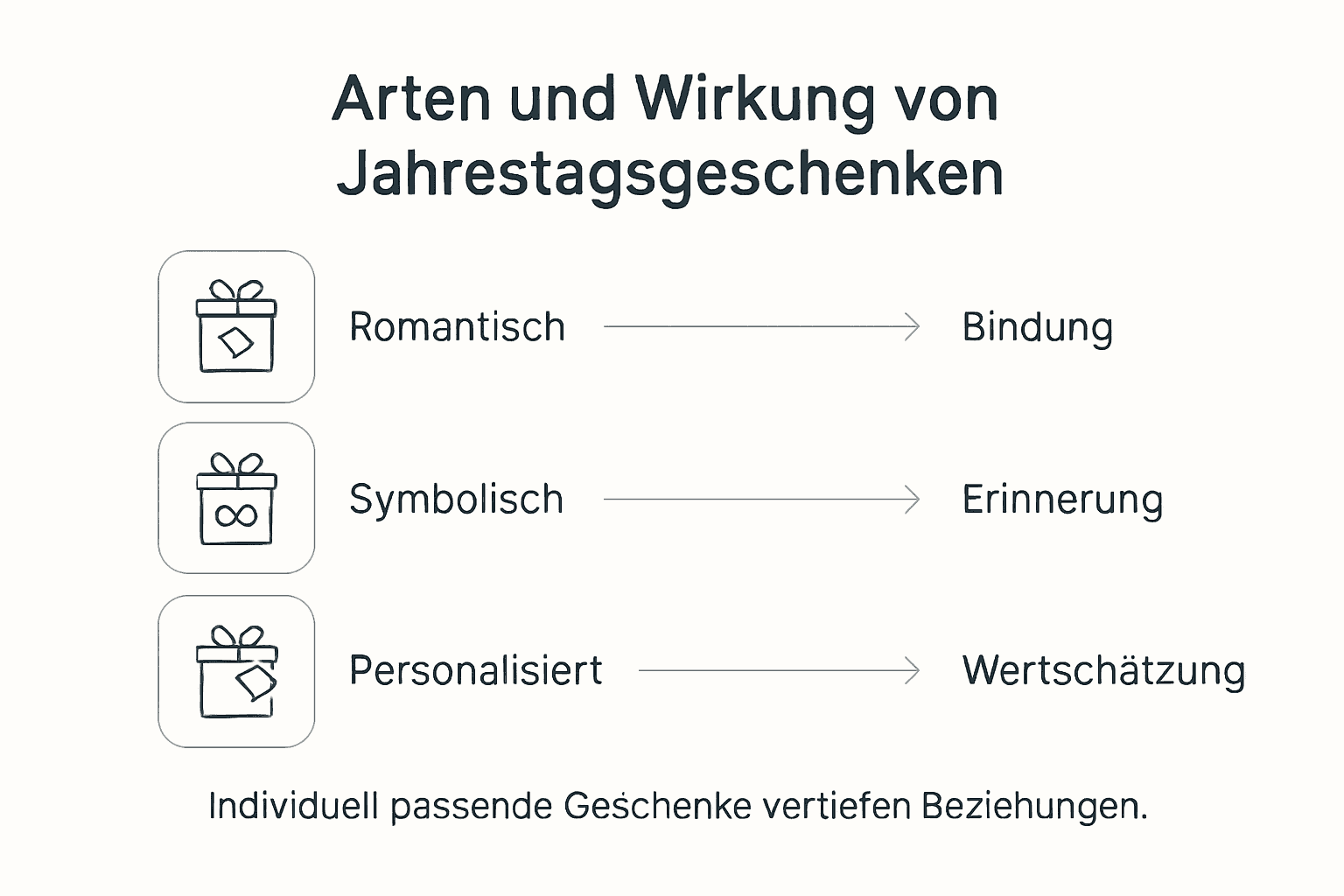 Infografik: So beeinflussen Geschenke unsere Beziehungen