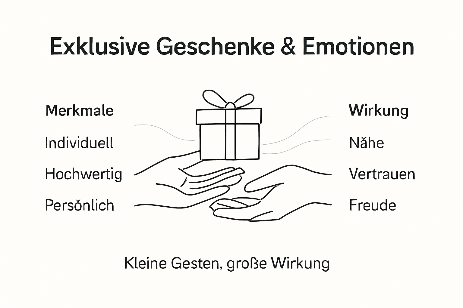 Infografik: Wie exklusive Geschenke die emotionale Verbindung stärken