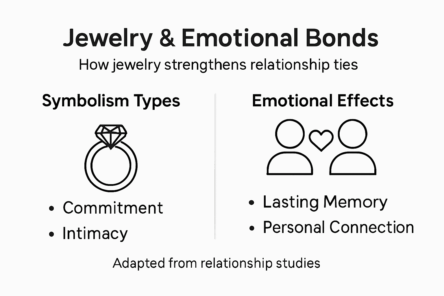 Infografía sobre la conexión emocional con las joyas