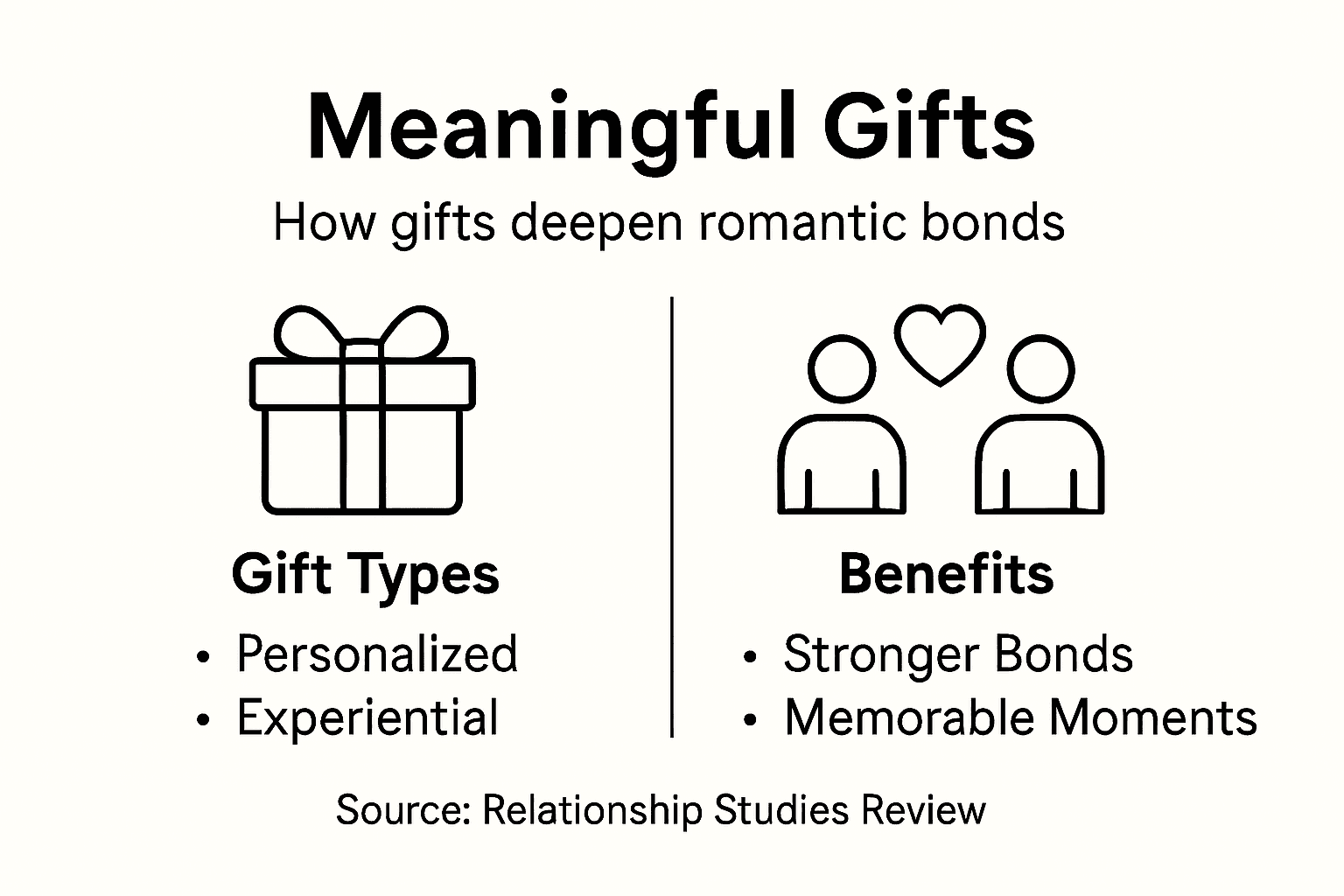 Infographic betekenisvolle geschenken verdiepen relaties