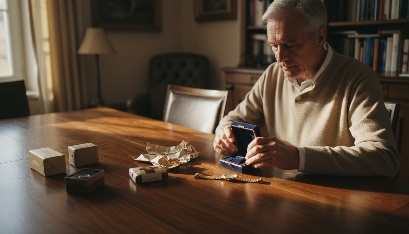 The special experience of opening a luxurious gift often lies in the attention to loving details.