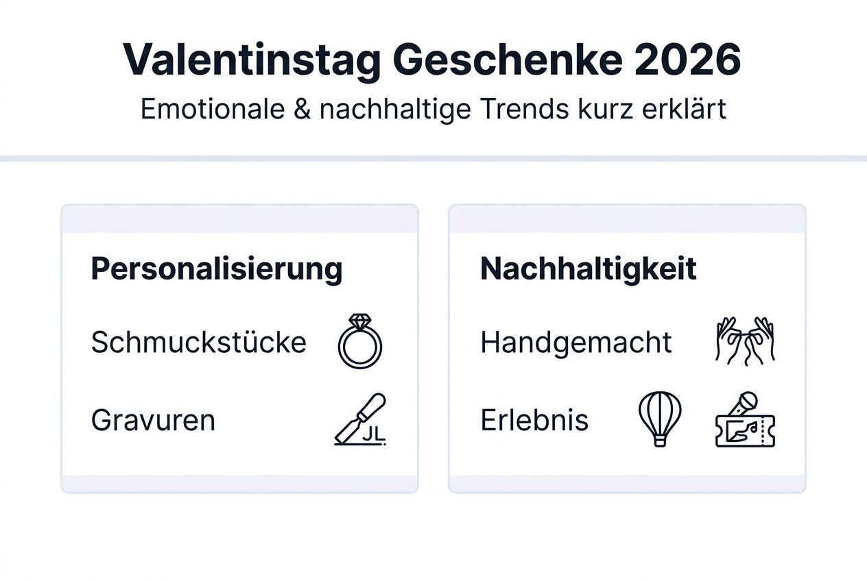 Infografik: Emotionale und nachhaltige Geschenkideen im Trend