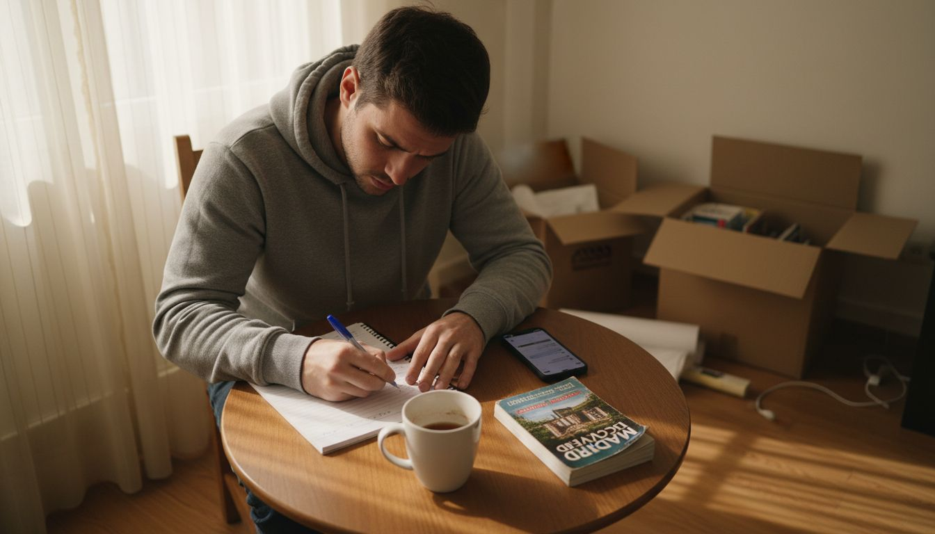 Expatriate journaling for CBT anxiety relief