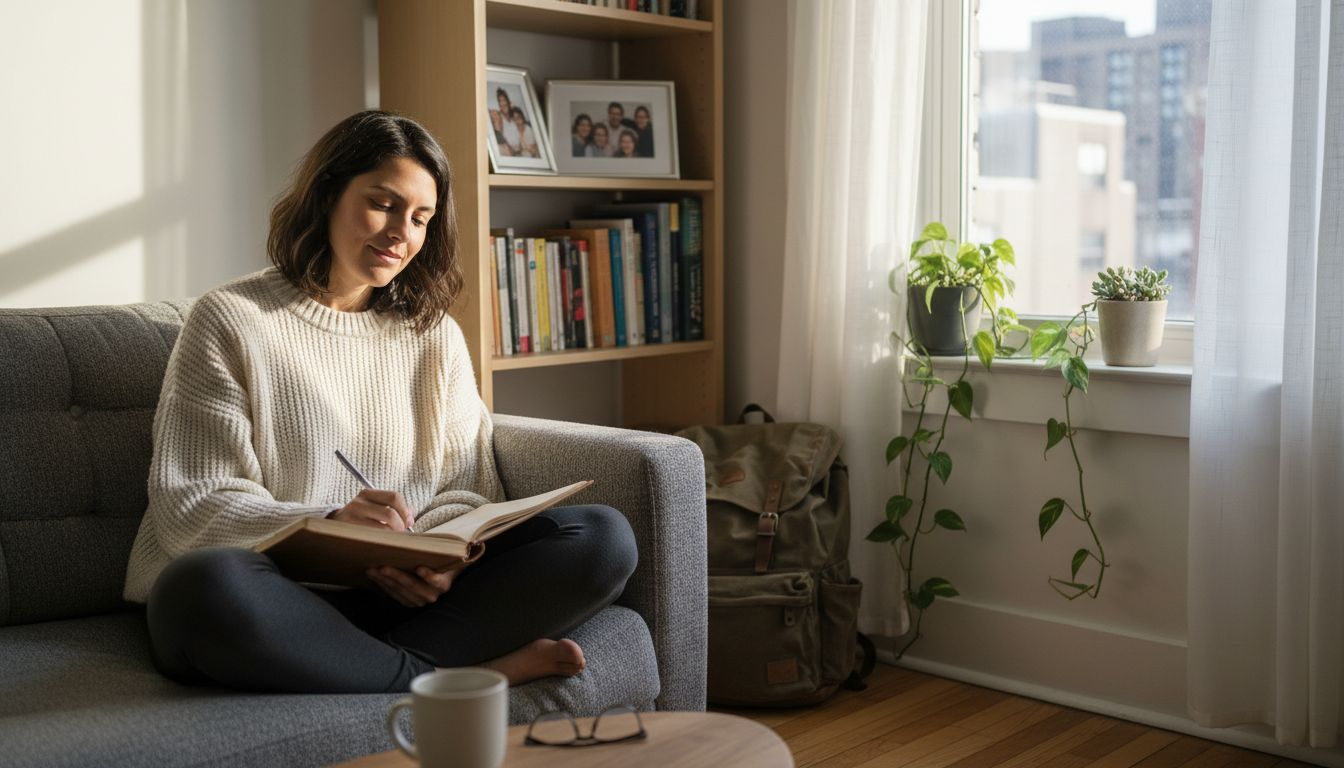 Expat journaling for trauma recovery at home