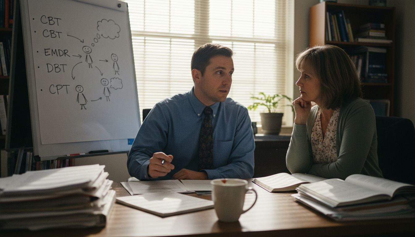 Therapist explains CBT and EMDR methods