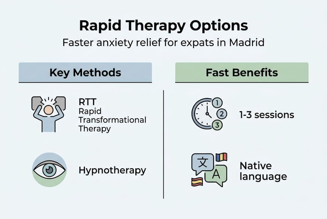 Infographic rapid therapy options for expats