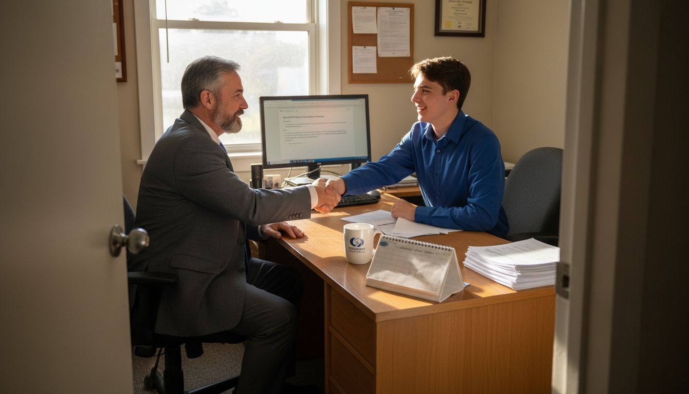 Canadian manager offering job to student