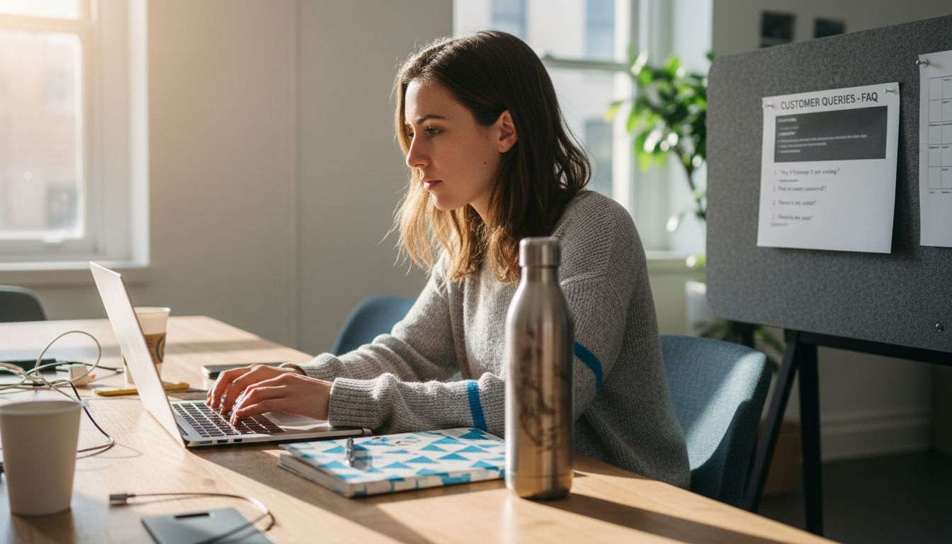 Product lead training AI chatbot store content