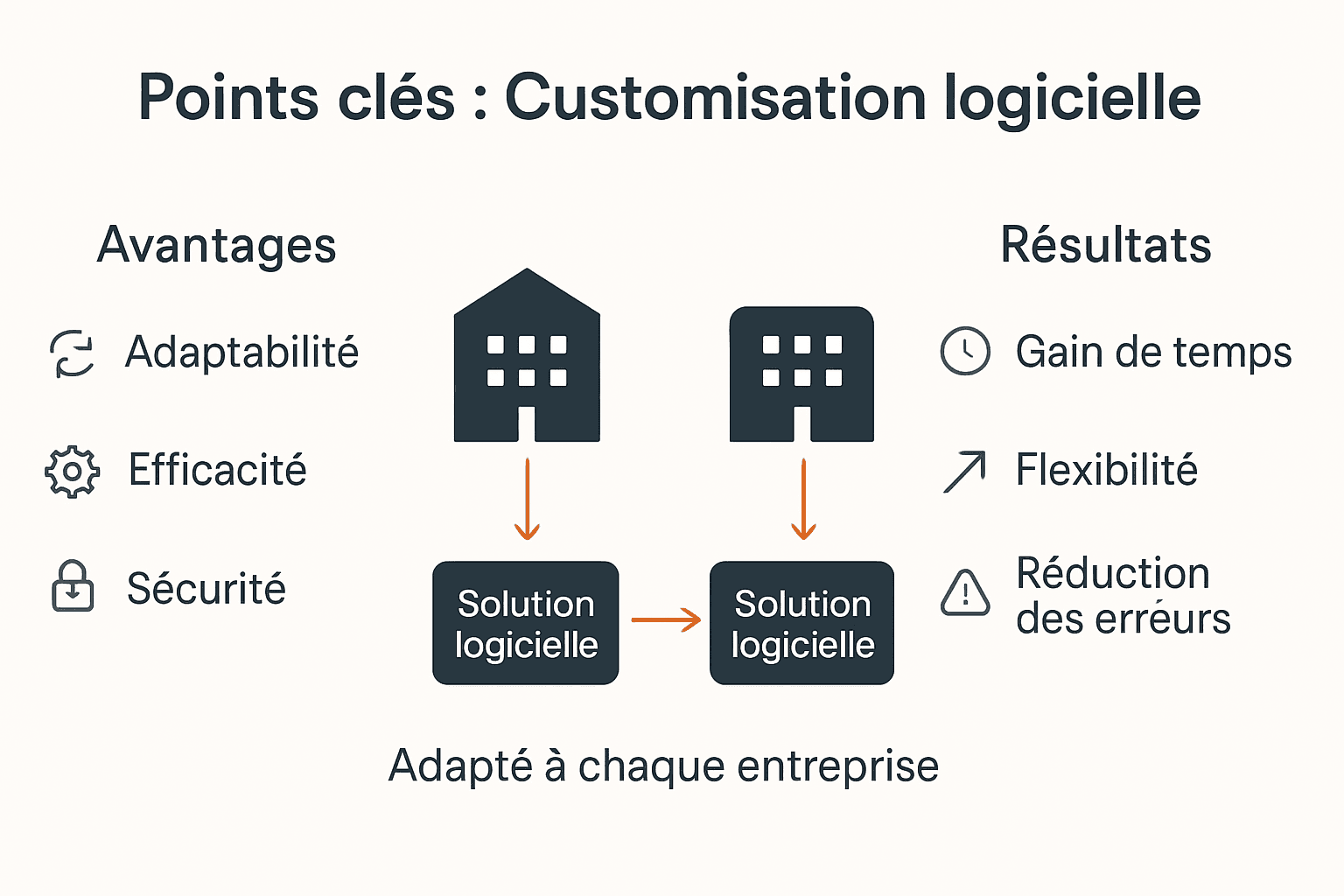 Infographie : pourquoi miser sur la personnalisation des logiciels en entreprise ?