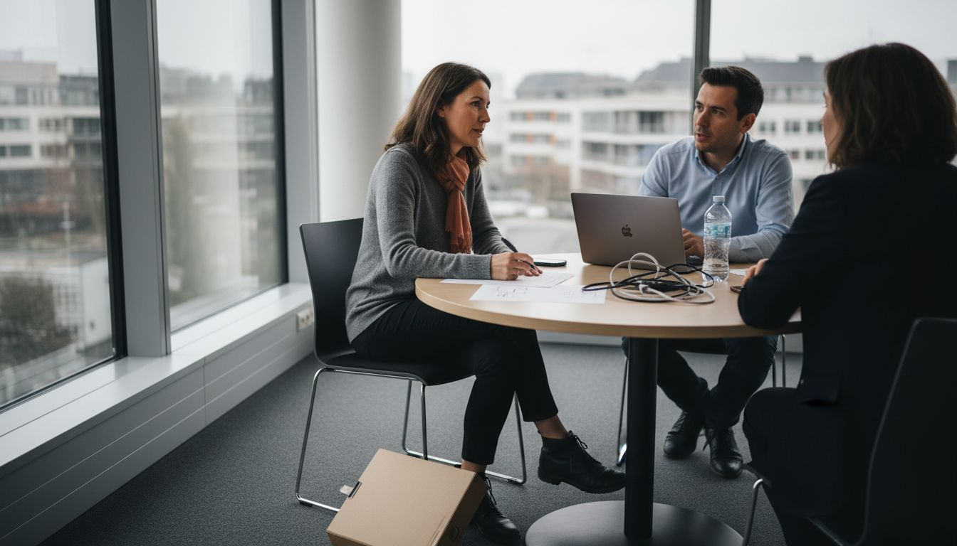 Réunion de lancement pour le développement d’un logiciel sur-mesure destiné à l’entreprise
