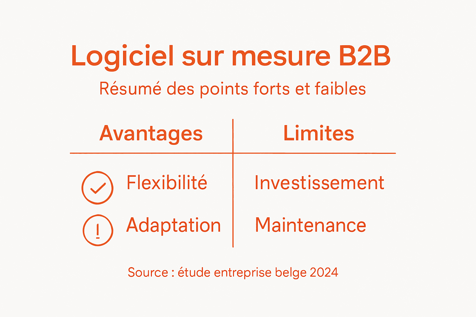 Infographie : quels sont les atouts et les points faibles d’un logiciel développé sur mesure ?
