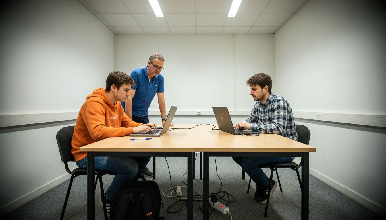 Une équipe en pleine expérimentation des outils numériques pour optimiser la collaboration