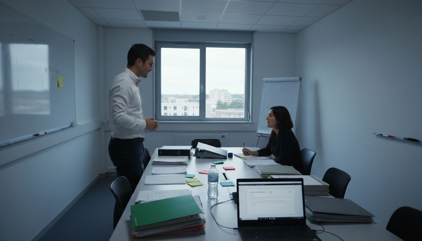 Séance de travail pour sélectionner les outils adaptés au projet