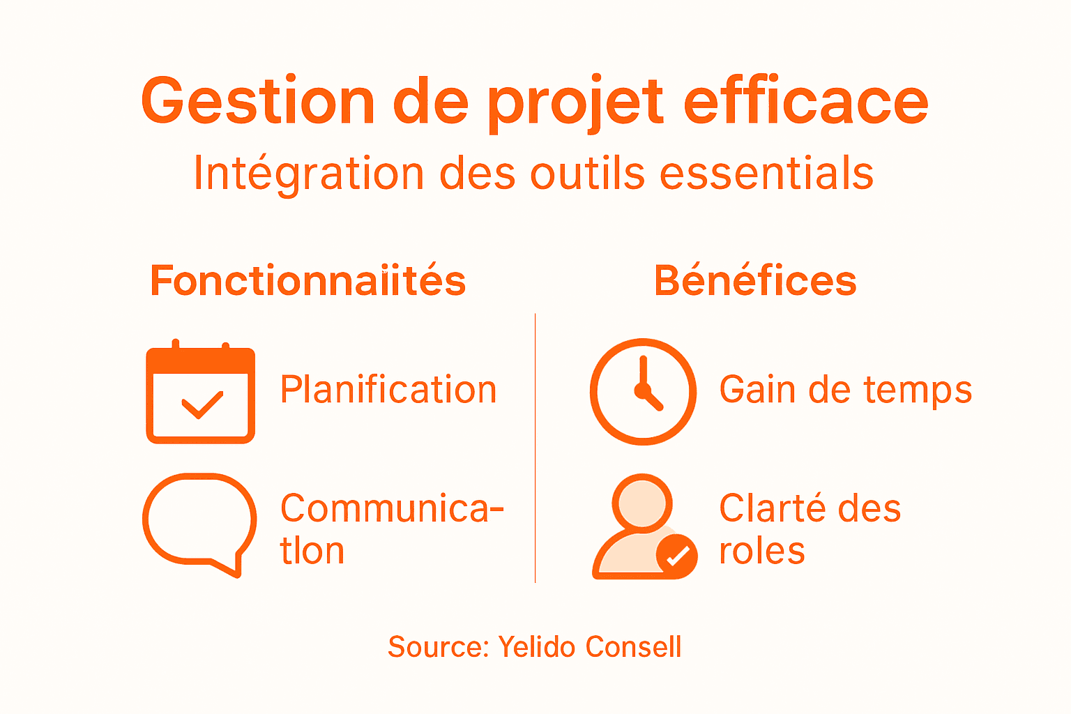 Visuel explicatif sur l’adoption des outils de gestion de projet au sein des équipes