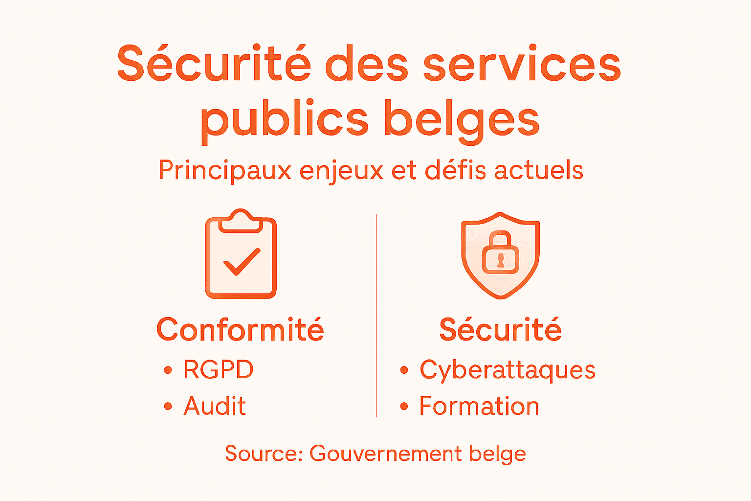 Visuel explicatif sur les bonnes pratiques de sécurité numérique et la conformité réglementaire