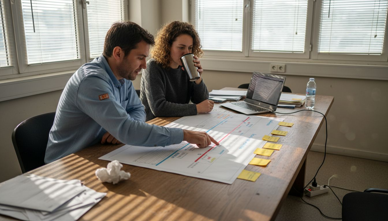 Les responsables échangent autour de la stratégie de transformation numérique de l’association.