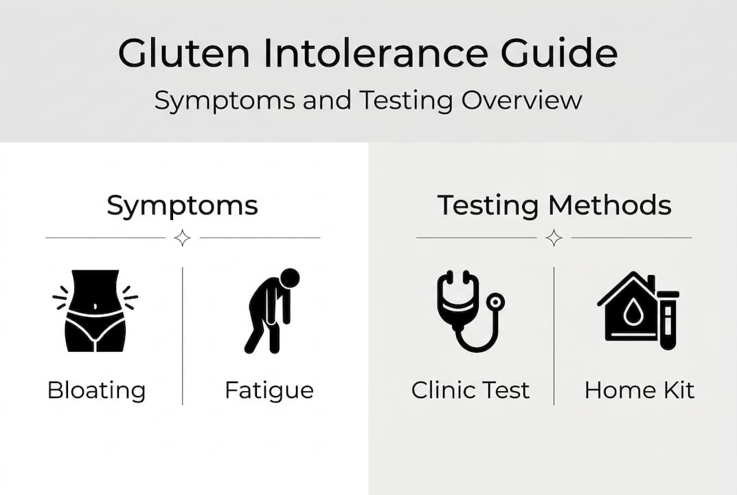 Infographic outlines symptoms and test options