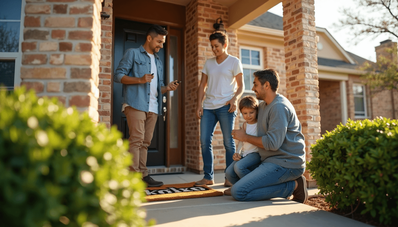 Effective Rodent Exclusion Techniques for Texas Homes and Businesses 2025 Family installing door weatherstripping at Texas home entrance