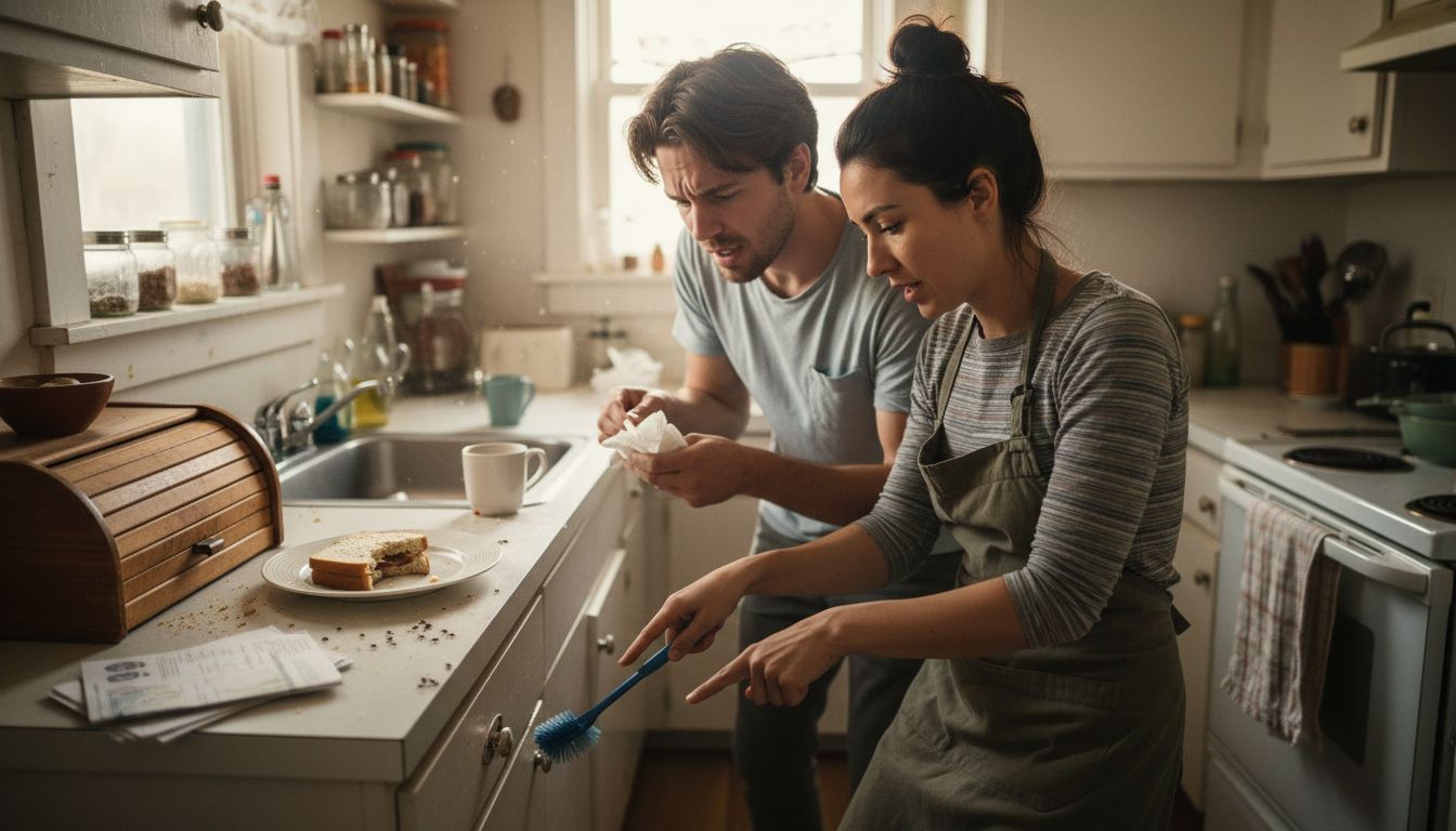 Why Regular Pest Control Matters for North Texas Couple finding ants in home kitchen