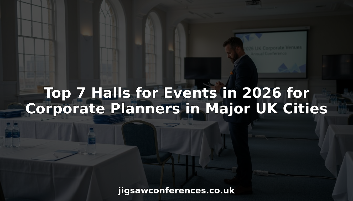 Top 7 Halls for Events in 2026 for Corporate Planners in Major UK Cities