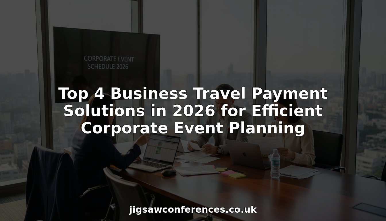 Top 4 Business Travel Payment Solutions in 2026 for Efficient Corporate Event Planning