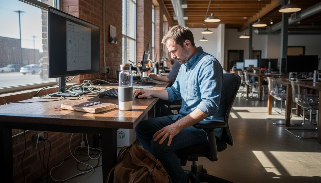 Daily amenities in coworking space scene