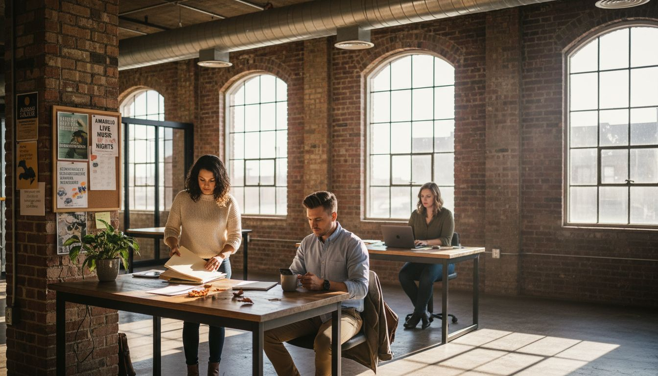 Shared office space in Amarillo with busy professionals