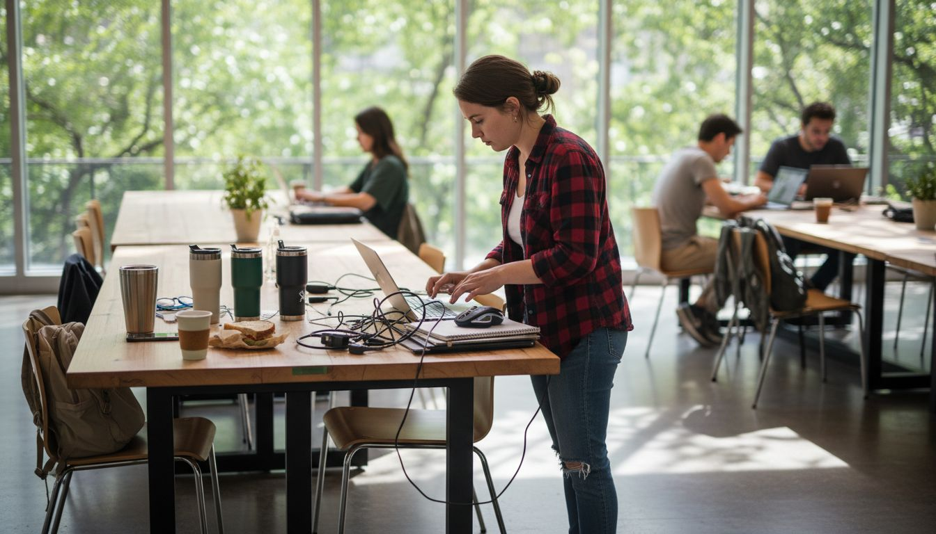 Open workspace with shared tables and users