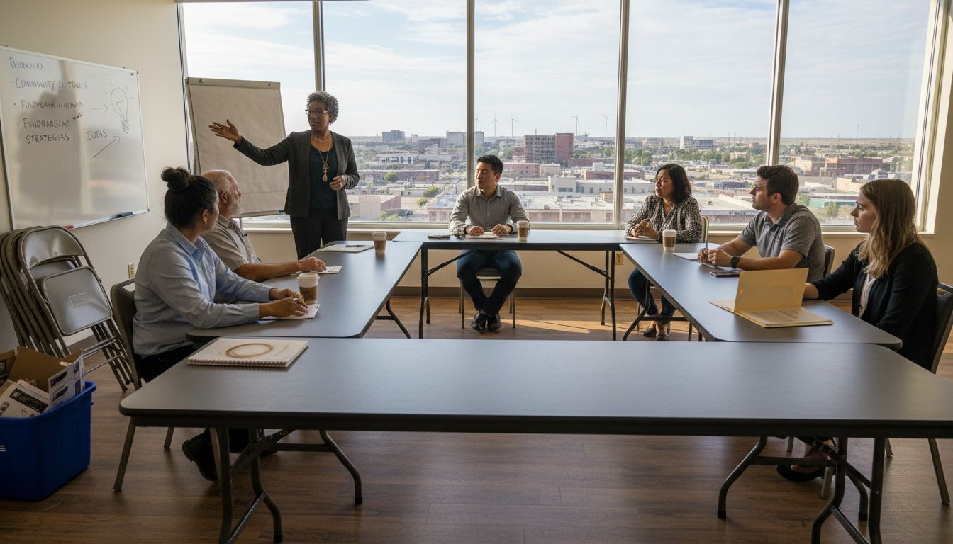 Workshop group meeting in Amarillo event space