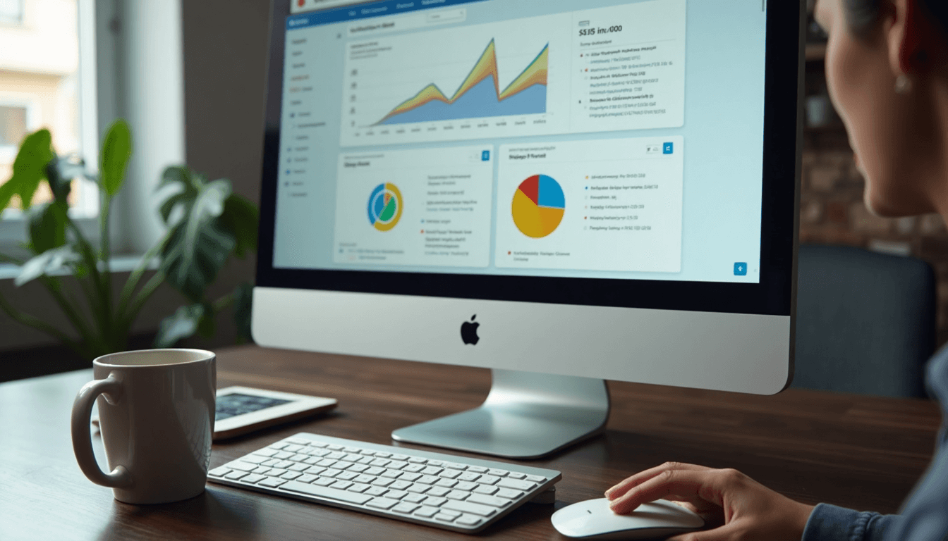 Close-up of review management dashboard