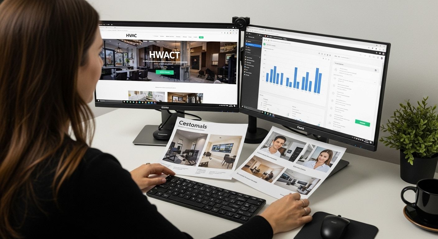 hvac website conversion