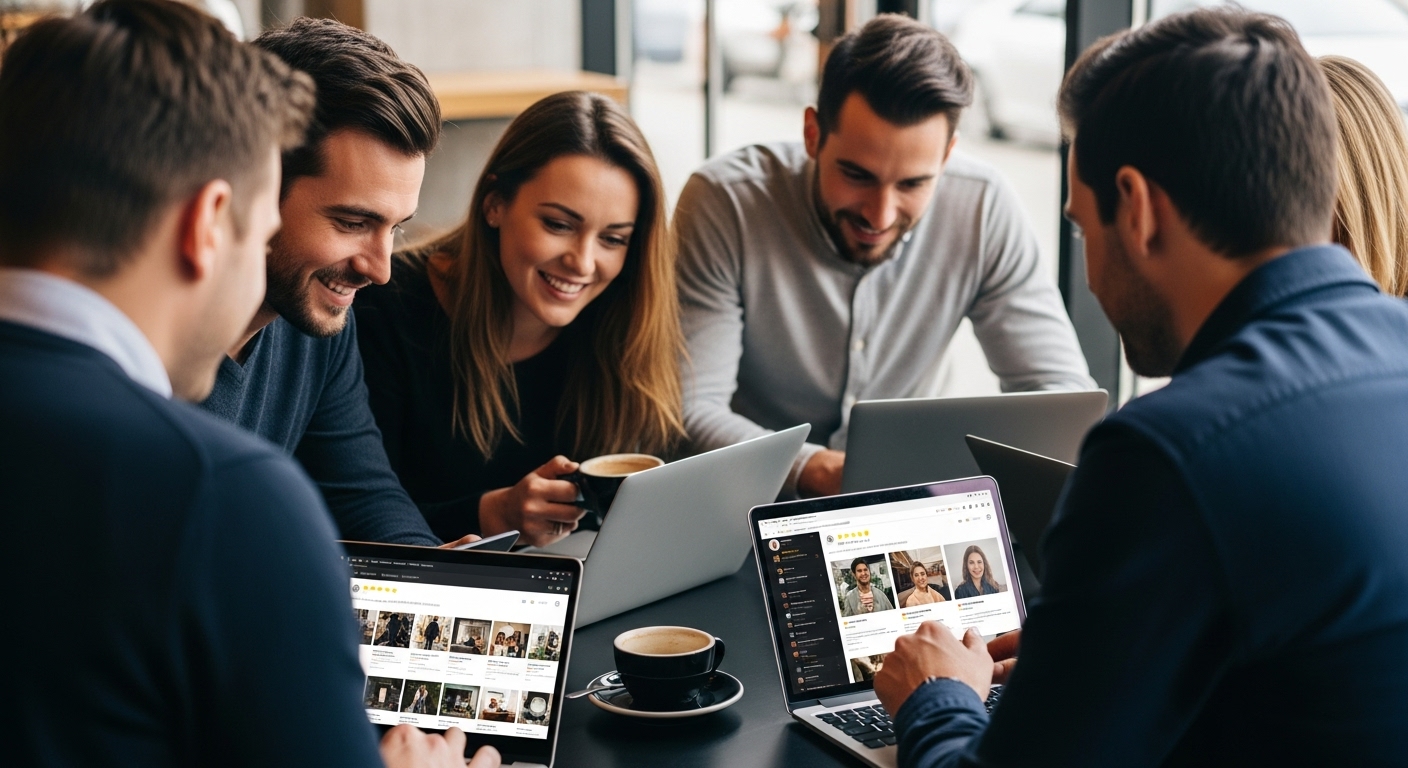 customer online research small business