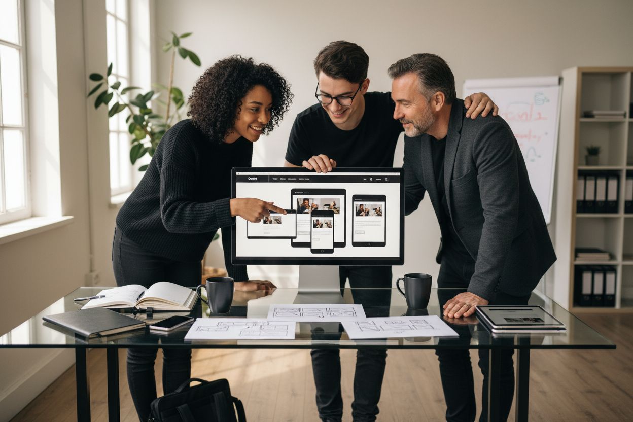 team website design collaboration