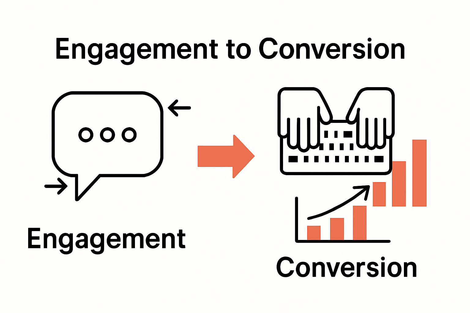 Infographic comparing blog engagement strategies