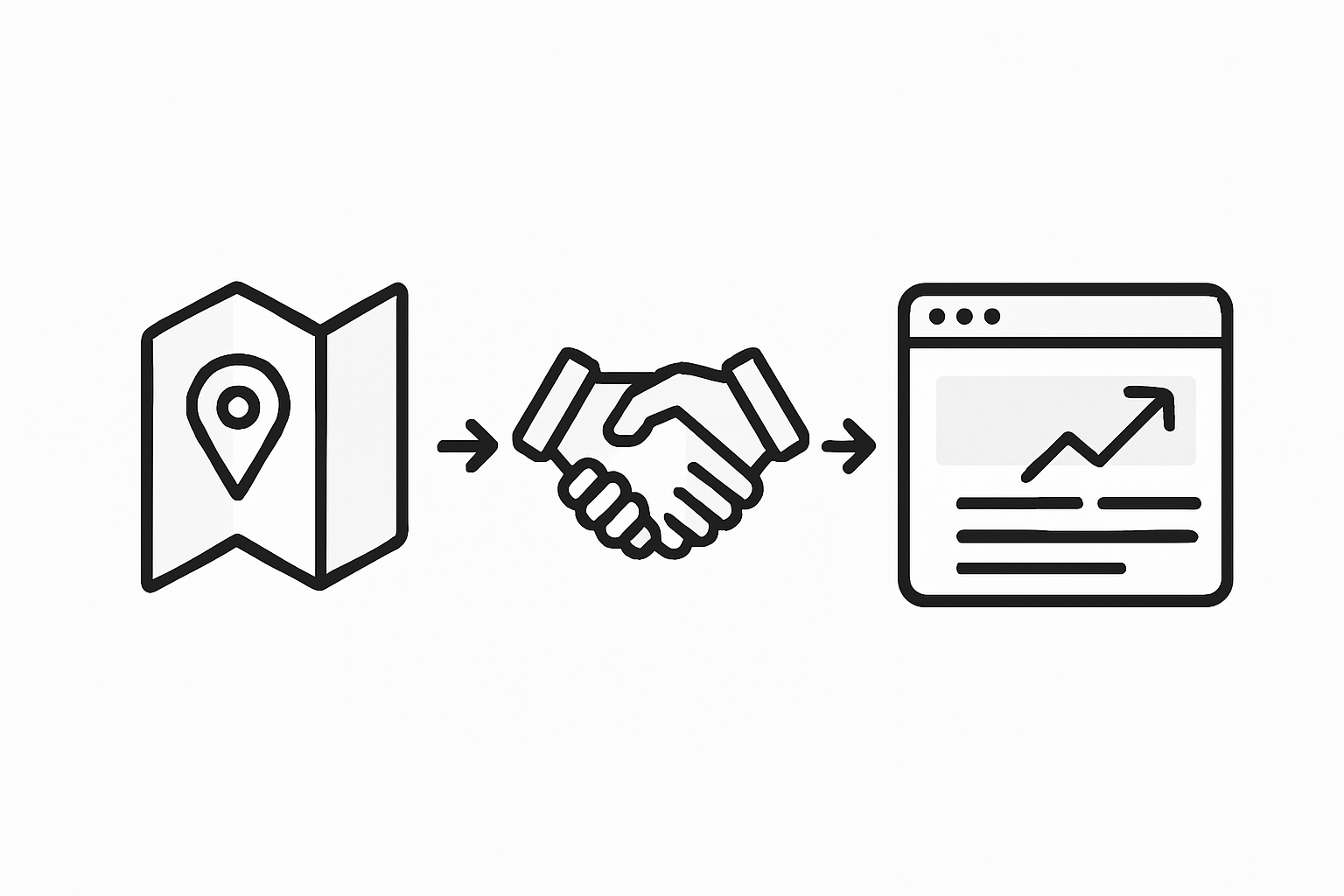 Infographic showing local vs referral link building