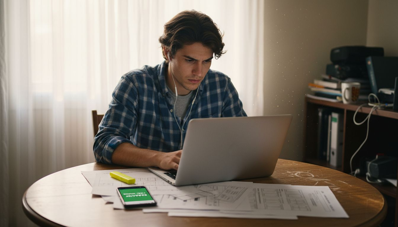 Analyst structuring content in home workspace