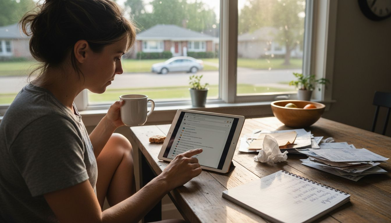 Homeowner searching for contractor online