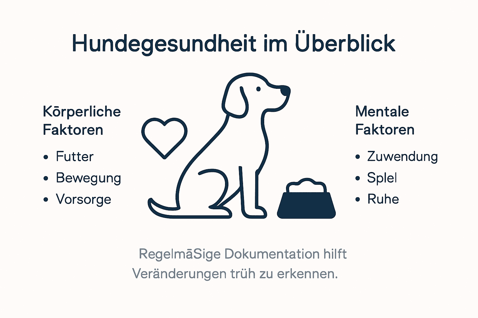 Hundegesundheit auf einen Blick: Wichtige Einflussfaktoren
