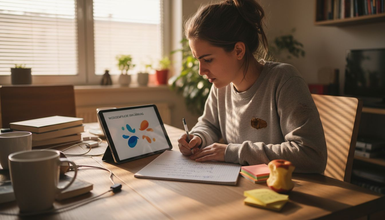 Eine Frau setzt sich intensiv mit den Abläufen und Mechanismen der Google Ads Auktionen auseinander.