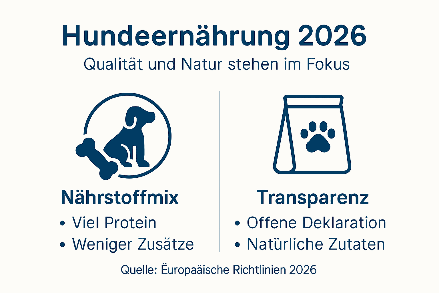 Übersicht: Worauf es bei hochwertiger Hundefütterung ankommt