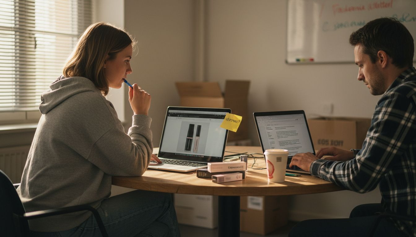 Das E-Commerce-Team prüft und optimiert die Produktbeschreibungen.