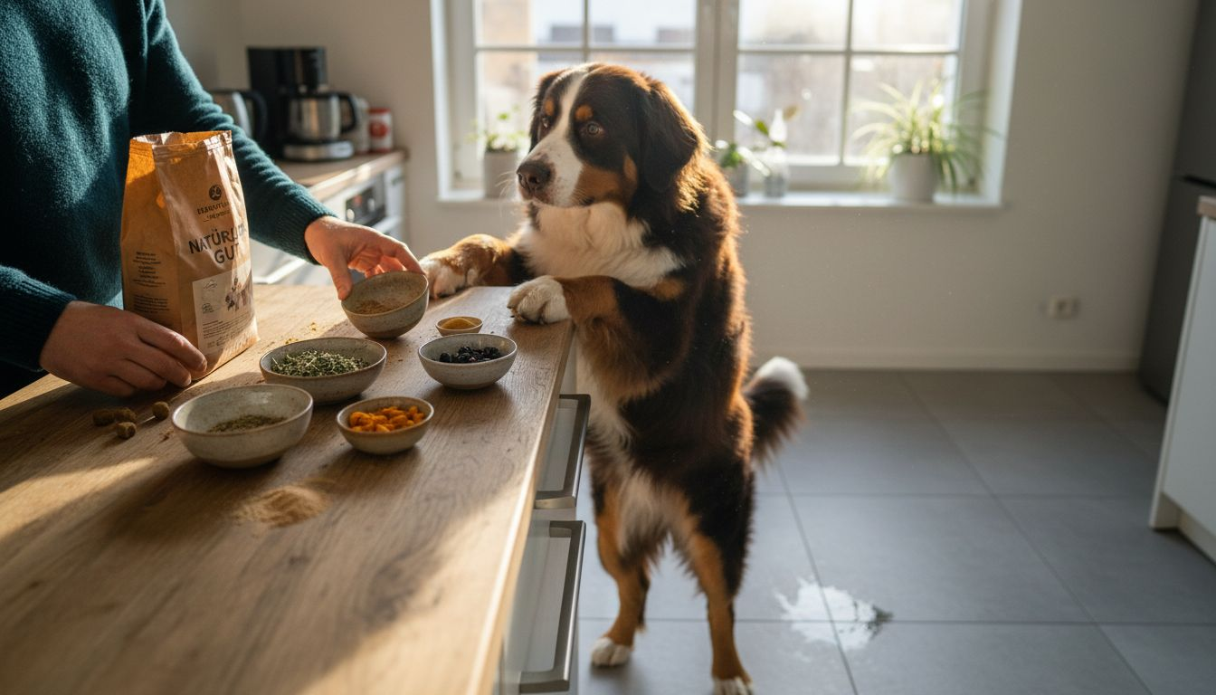Nahrungsergänzungsmittel für Hunde: Was gehört in die Küche?