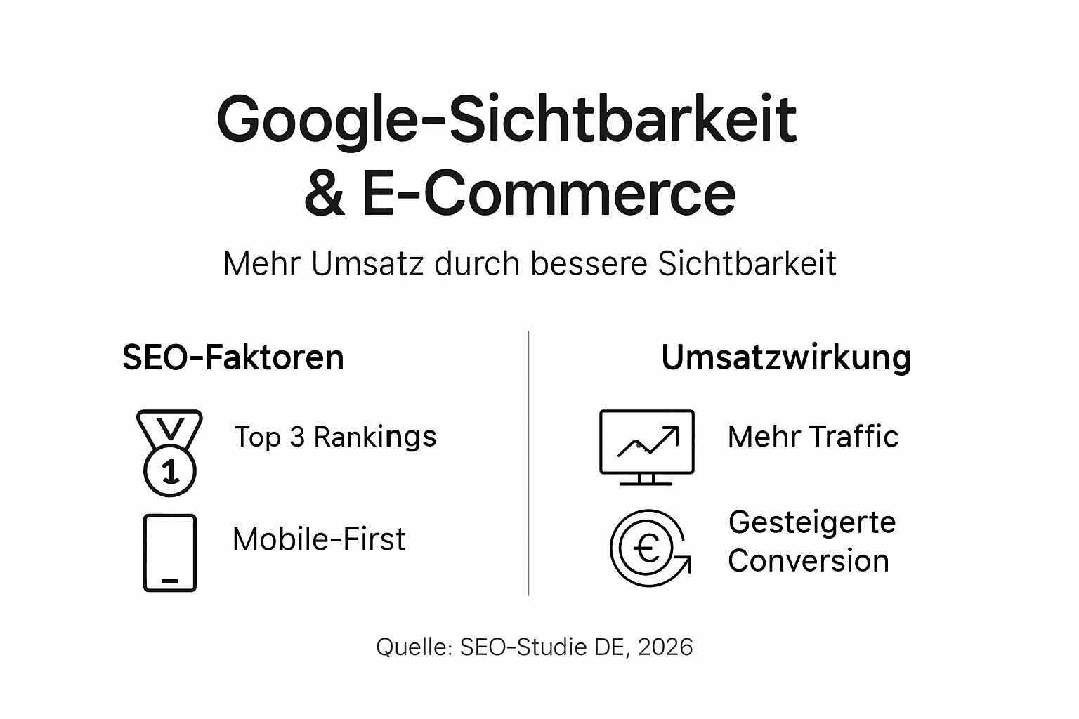 Infografik: Mehr Sichtbarkeit bei Google – So steigern Sie Ihren Umsatz