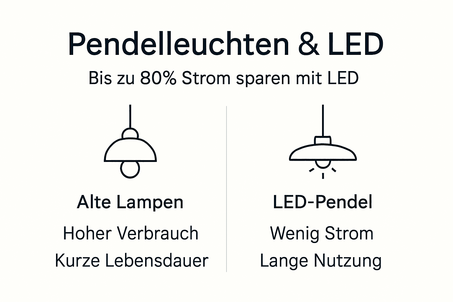Übersicht: LED-Leuchten im Vergleich zu herkömmlichen Lampen