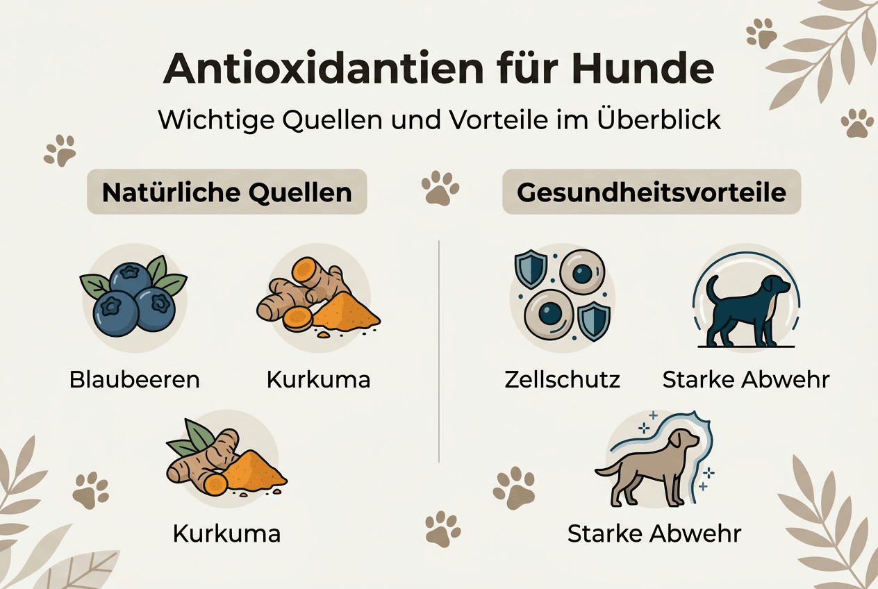 Übersicht: Antioxidantien und ihre Bedeutung für die Gesundheit von Hunden