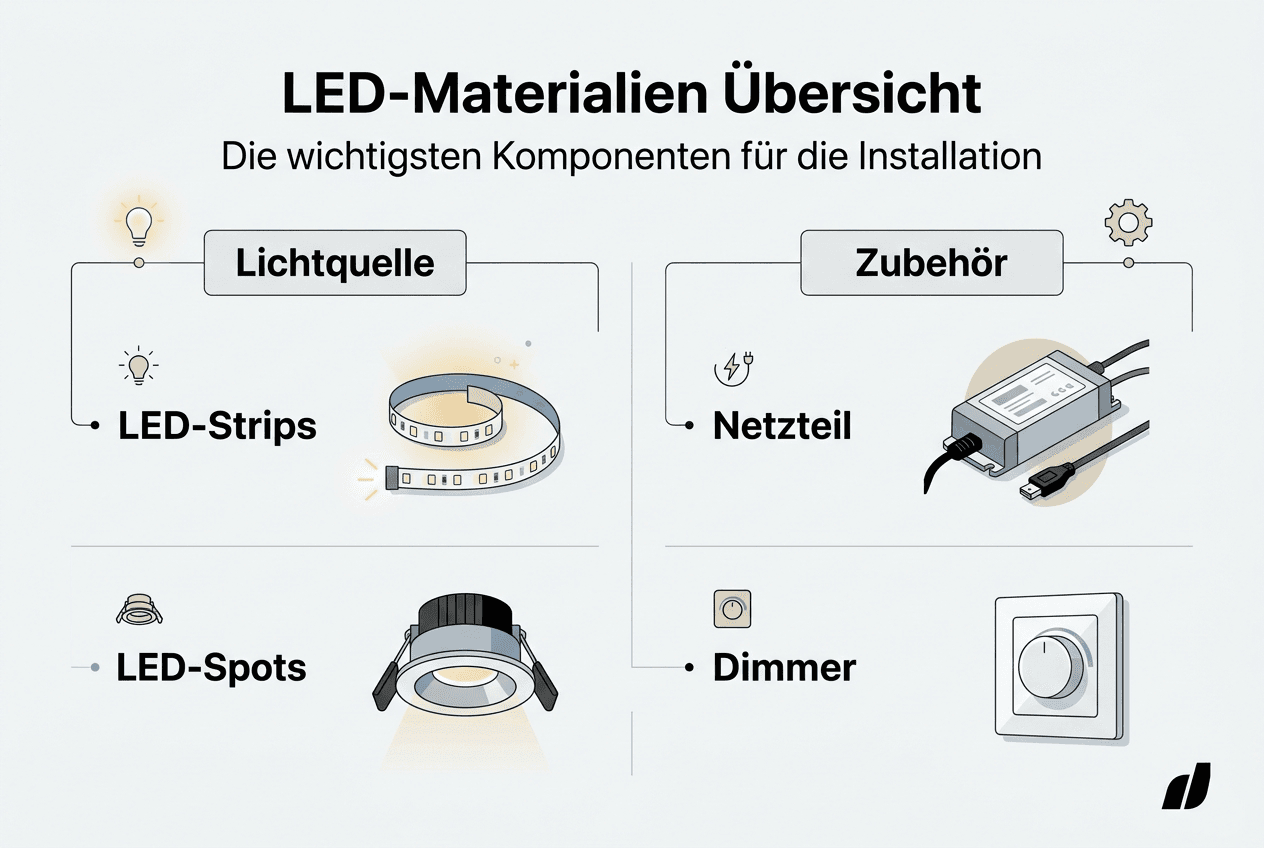 Übersicht: LED-Komponenten und passendes Zubehör auf einen Blick