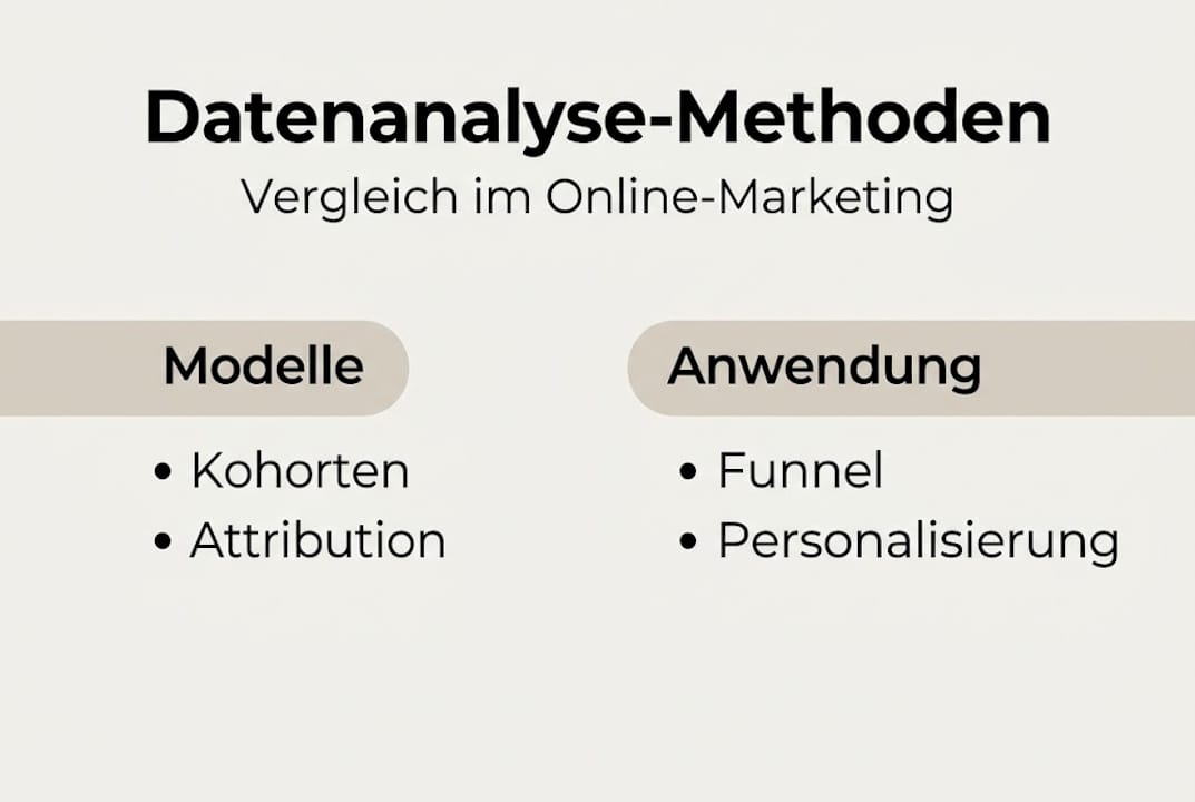 Übersicht: Methoden und praktische Einsatzgebiete der Datenanalyse auf einen Blick