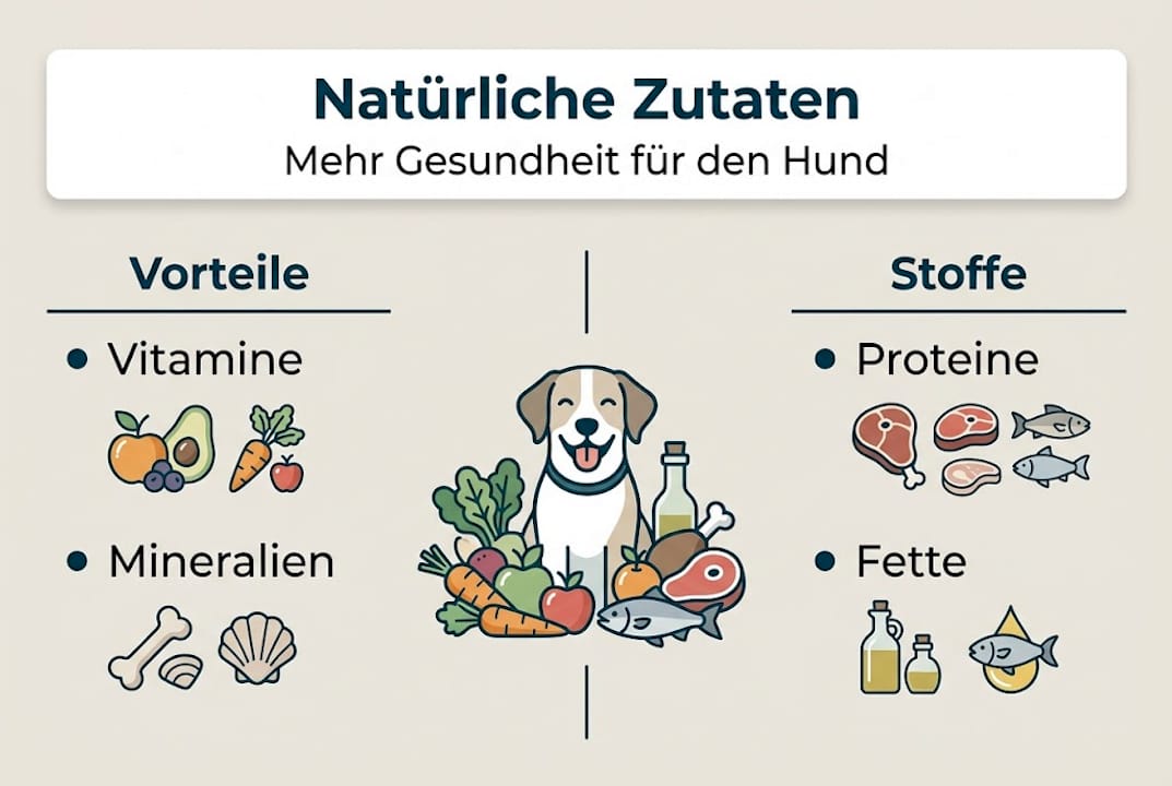 Infografik: Warum natürliche Zutaten Hunden guttun