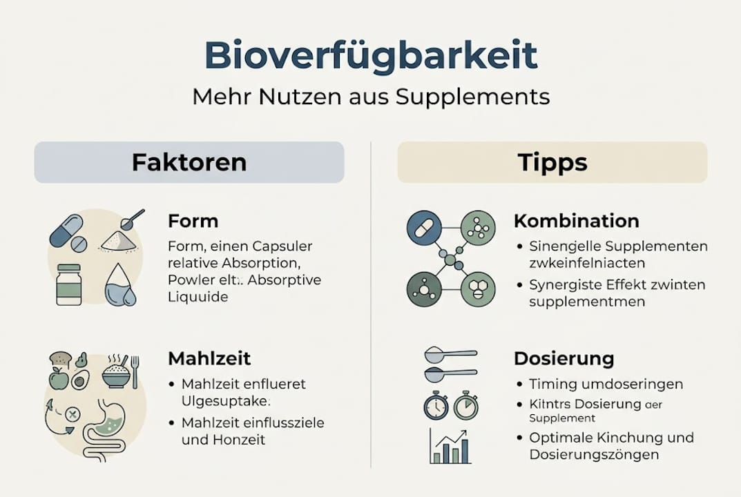 Übersicht zur Bioverfügbarkeit: Wissenswertes und praktische Empfehlungen